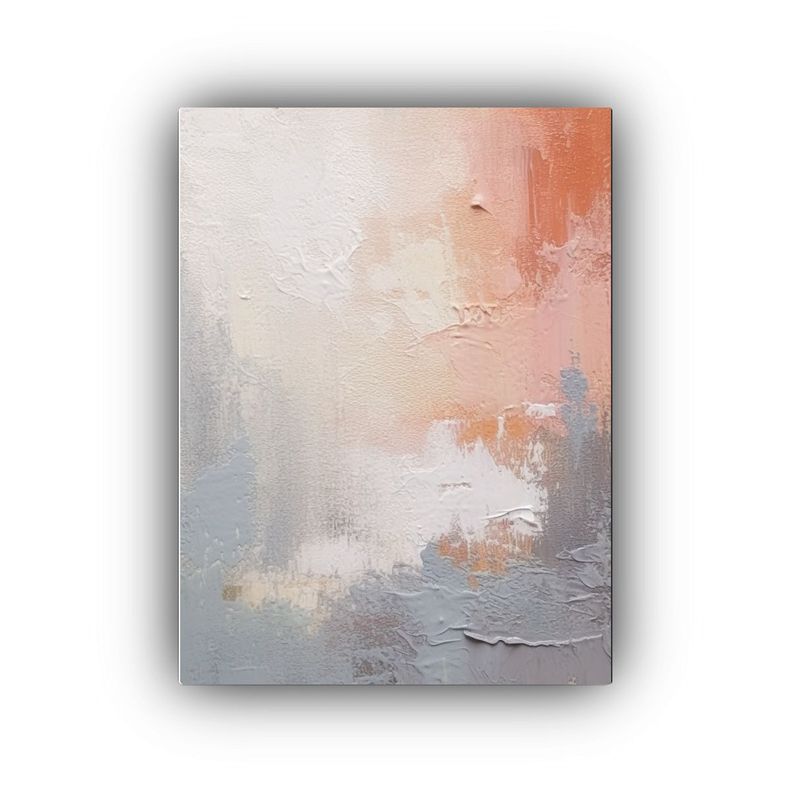 Cuadro Concepto Escena Enero Como Pintura Al óleo De Color  40x50cm-0