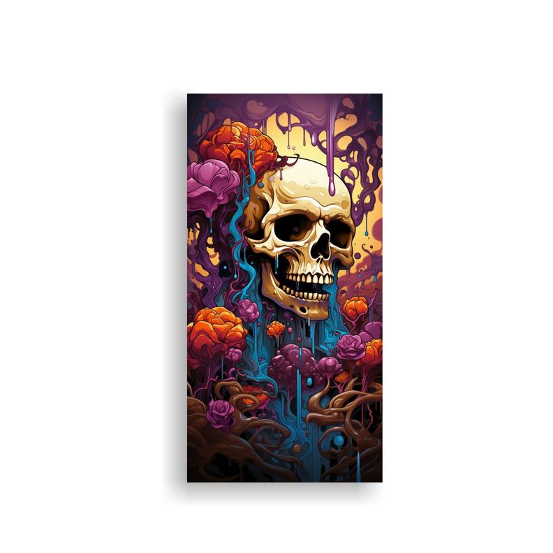 Pintura Decorativa Neon Multicolor Con Movimiento 60x120cm-0