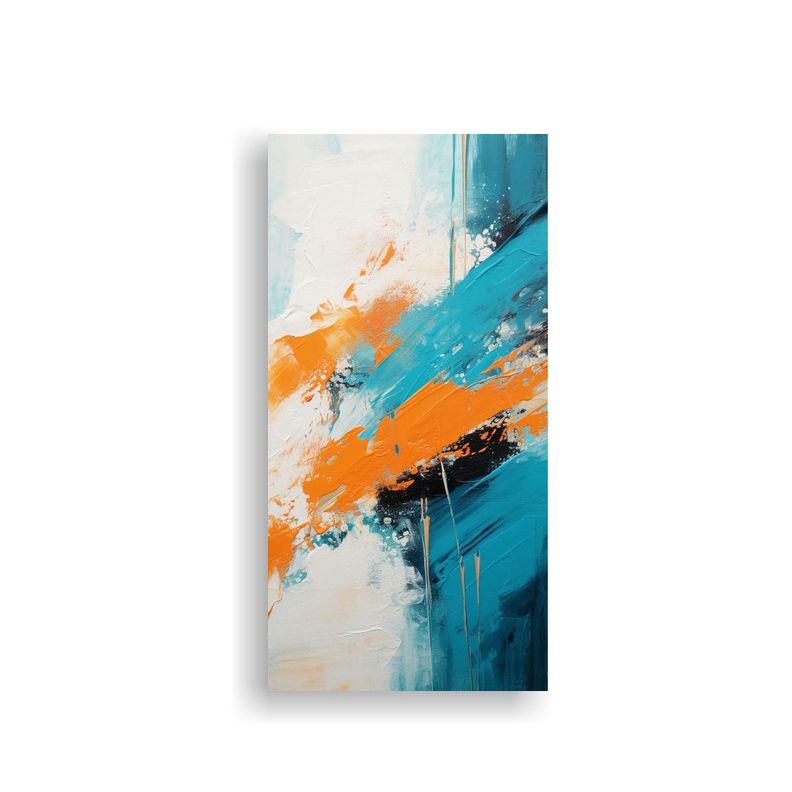 Cuadro Conceptual Protagonismo Abstracto óleo 70x140cm-0