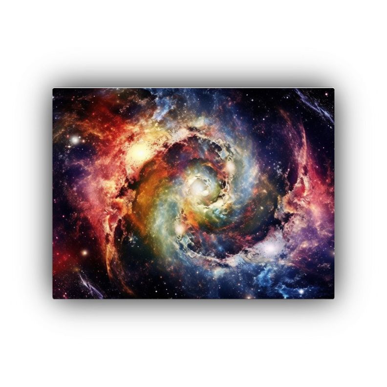 Cuadro De Tela Fantastico: Galaxia Del Espacio 40x30cm