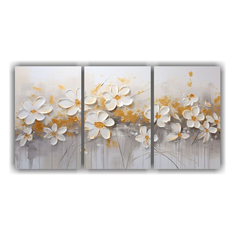 Pintura Acrílica Sin Costuras En Lienzo Estilo 120x60 Cm-0