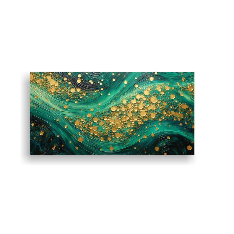 Pinturas Decorativas Estilo Puntillismo Luminoso 100x50cm-0