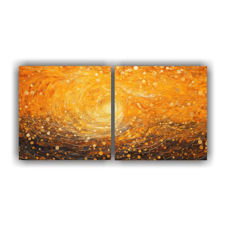 Pinturas Decorativas Al óleo Estilo Puntillismo 140x70 Cm-0