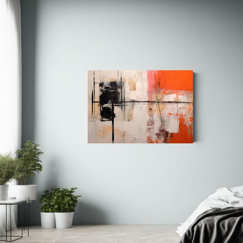 Pinturas De Decoración En Estilo De Robert Mo, Forma Armon 30x20cm-2