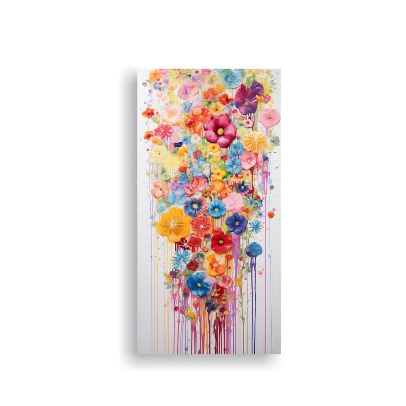Pintura Acrílica De Arte Concepto Salon 60x120cm-0