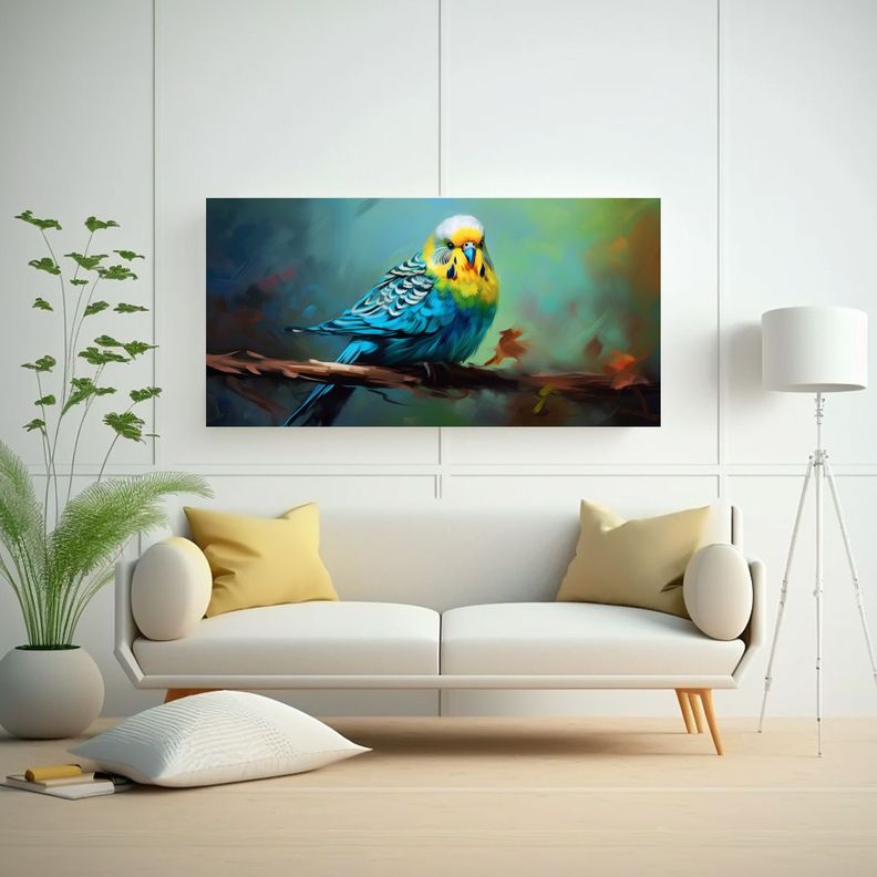 Lienzo De Acuarela Estilo Pintura Al Estilo óleo  80x40cm-2