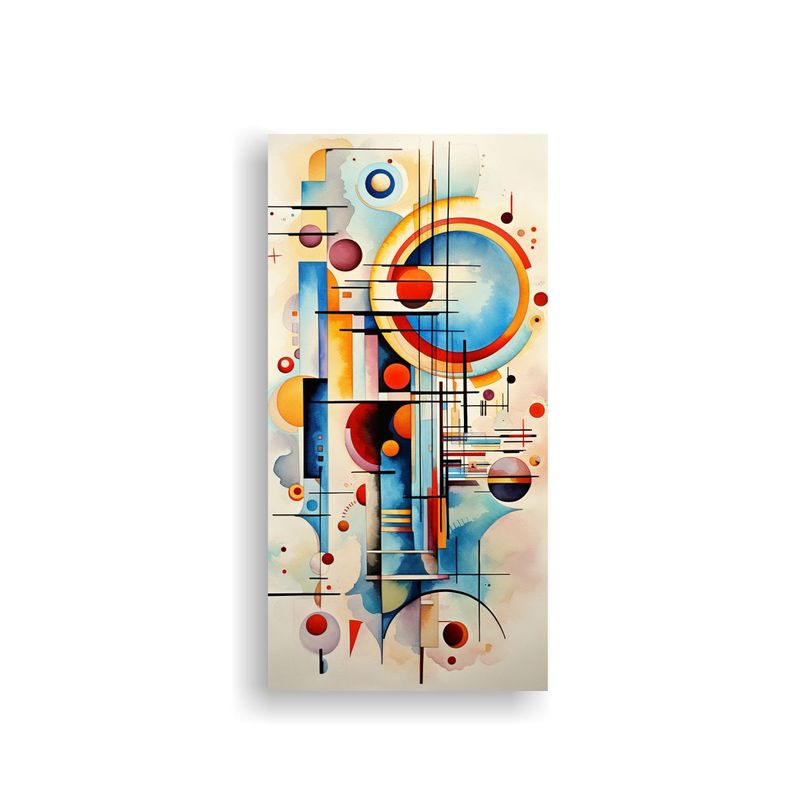 Pinturas Abstractas De Arte De Pared Kandinsky 50x100cm-0