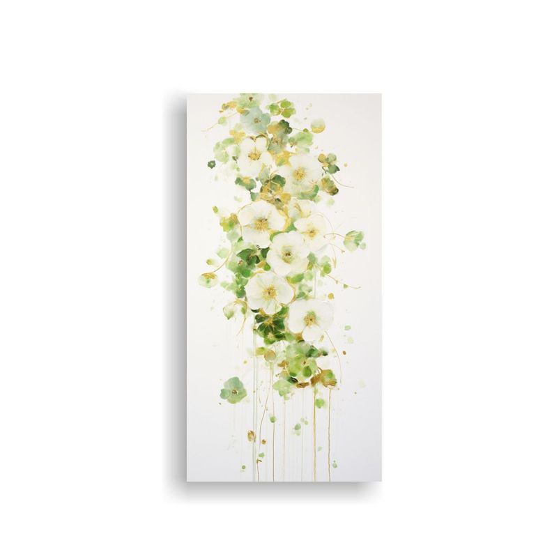 Pintura Acrílica Sin Fisuras, Salpicada Sobre 70x140cm-0