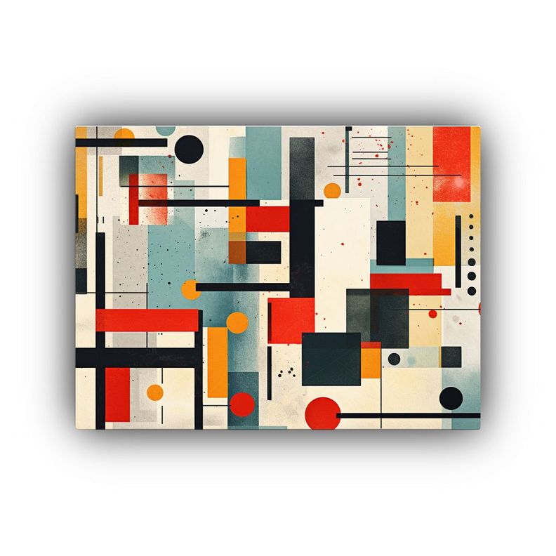 Dibujo Minimalista Urbano Con Estética De 1992 Dimensiones  90x60cm-0