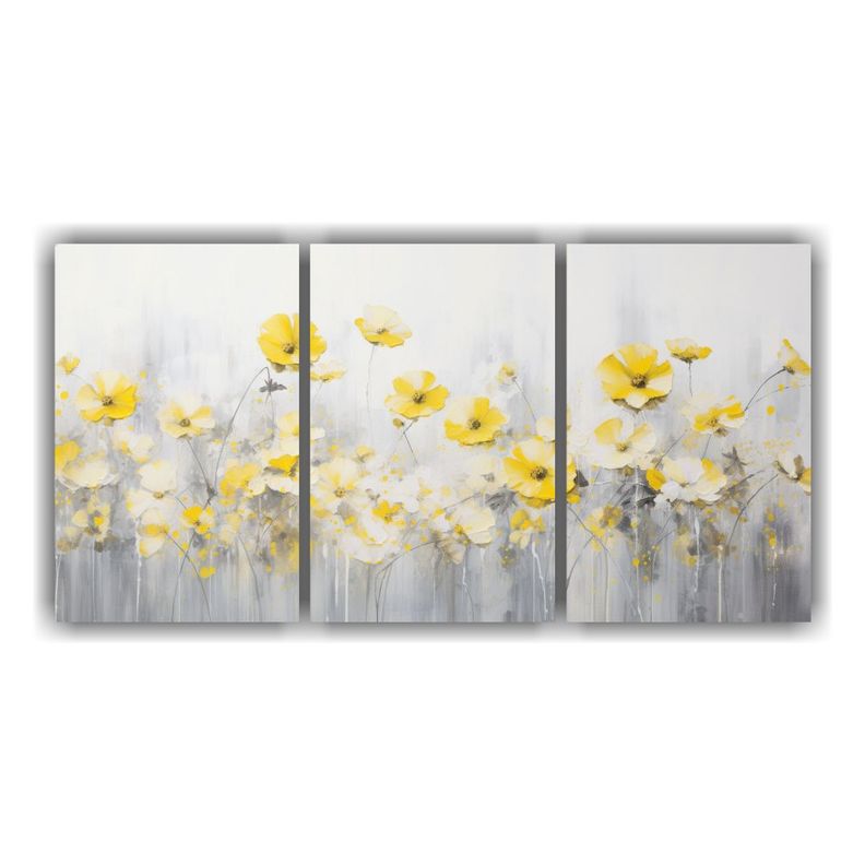 Pintura Acrílica Decorativa Con Salpicaduras 60x30 Cm-0