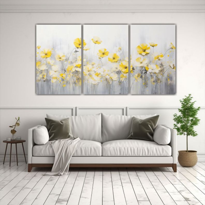 Pintura Acrílica Decorativa Con Salpicaduras 60x30 Cm-2