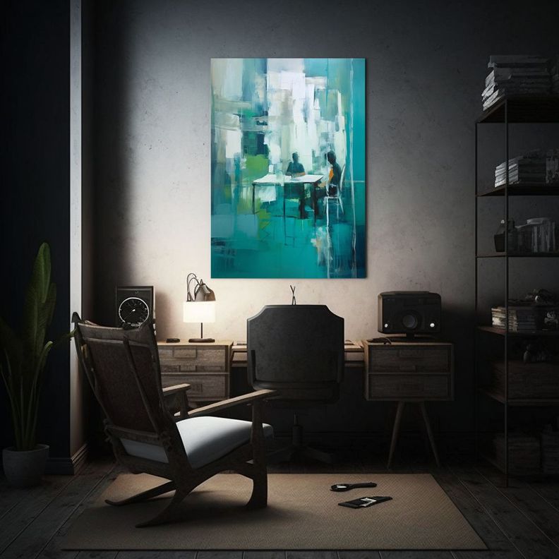 Cuadro Concepto Época: Pintura En Capas Al óleo 40x60cm-2