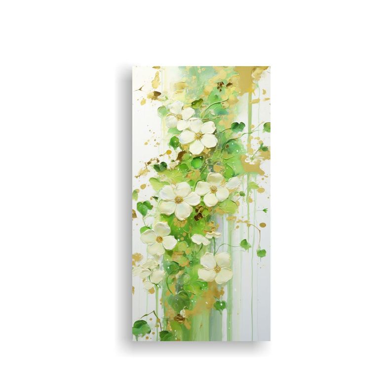 Pintura Acrílica Sin Costuras En Lienzo Blanco 70x140cm-0