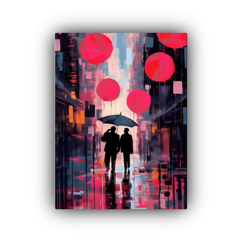 Pintura Cuadro Creativa Simétrico De Manolo 40x50cm