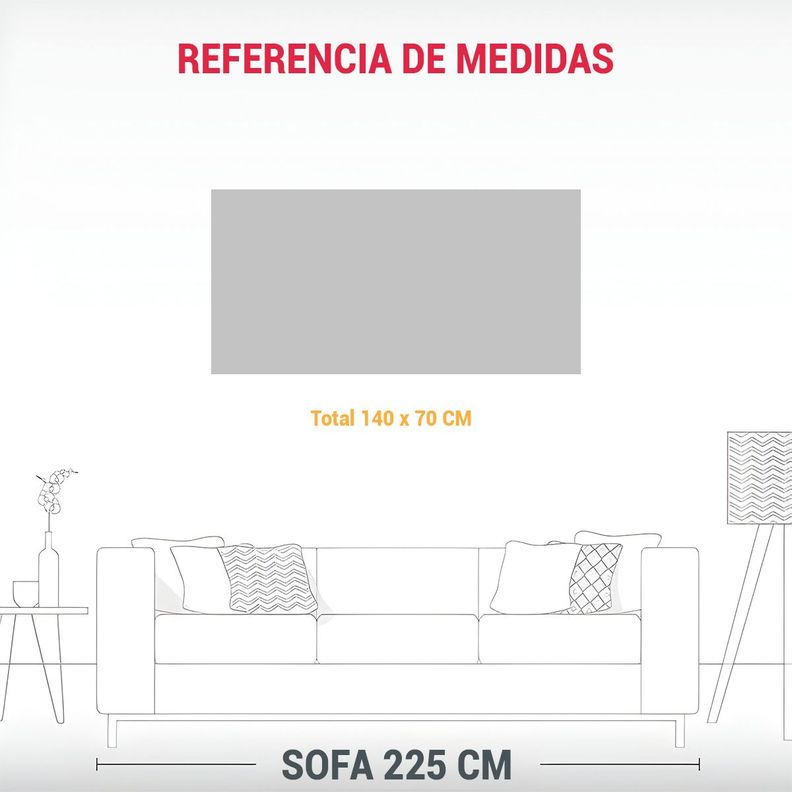 Cuadro Dibujo De Salón: Pintura Al Estilo óleo 140x70cm-1