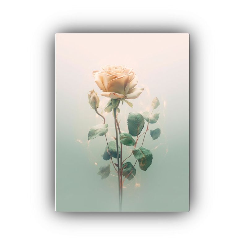 Pintura Decorativa Arte Gráfico 3D Estilo Suave 30x40cm-0