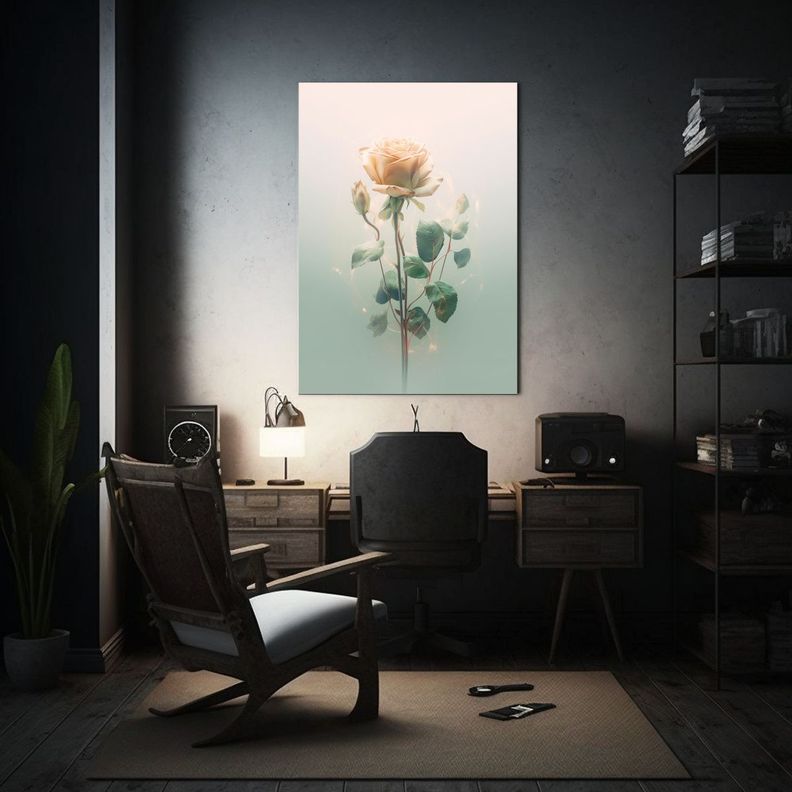 Pintura Decorativa Arte Gráfico 3D Estilo Suave 30x40cm-2