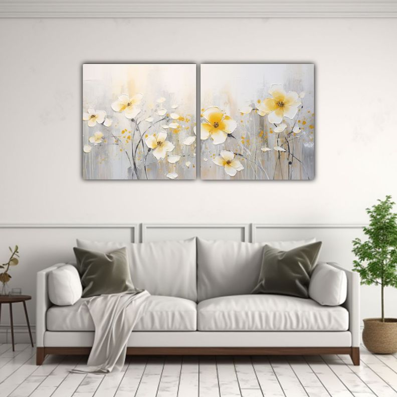 Set 2 Artes Expresion Pop Art Pintura Acrílica 80x40 Cm-2