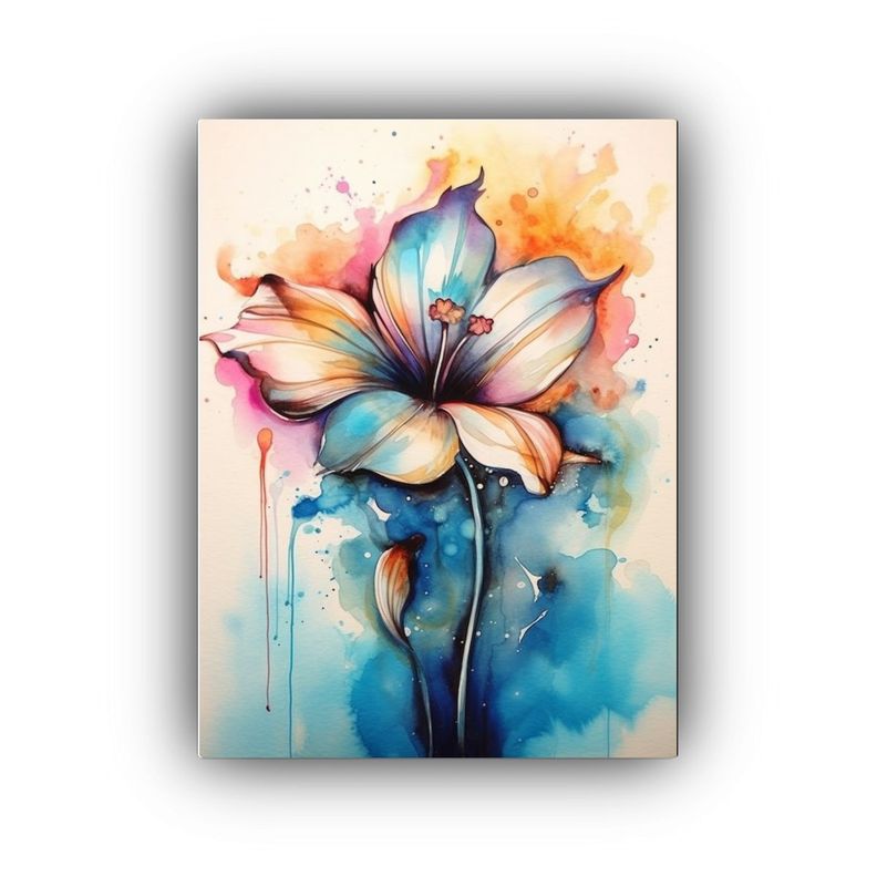 Cuadro Decorativo Flor Inspiradora Estilo 60x90cm-0