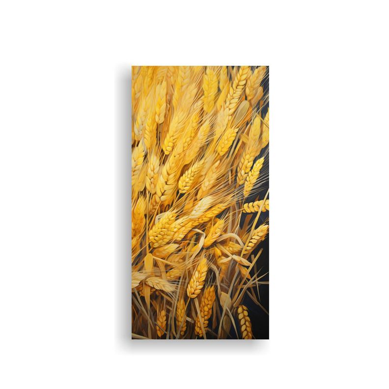 Pintura Abstracta De Granos De Arroz Estilo óleo 30x60cm-0