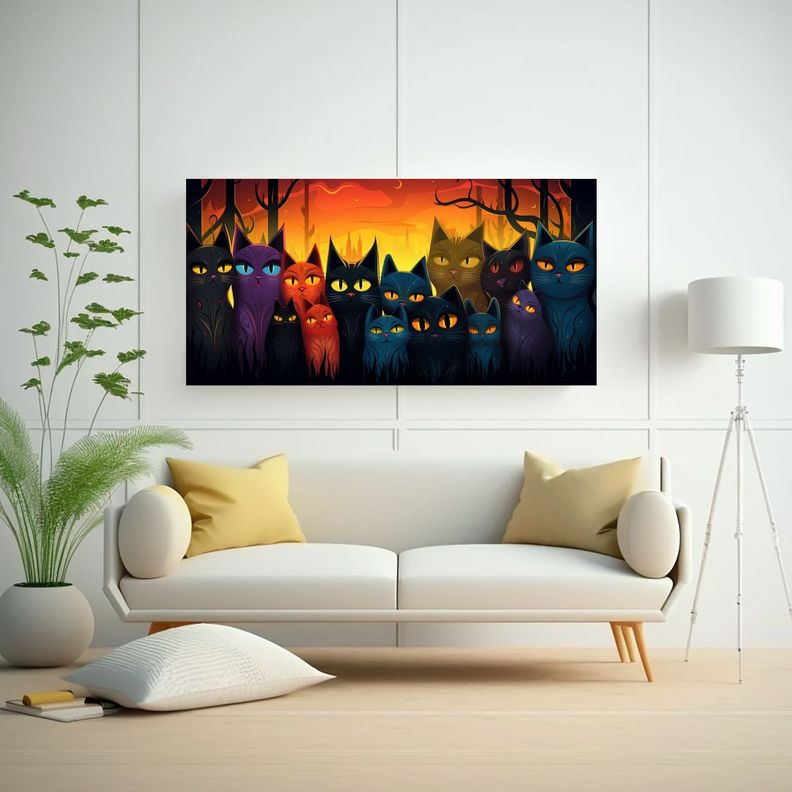 Pinturas Decorativas De Estilo Galería Temática 140x70 Cm-2