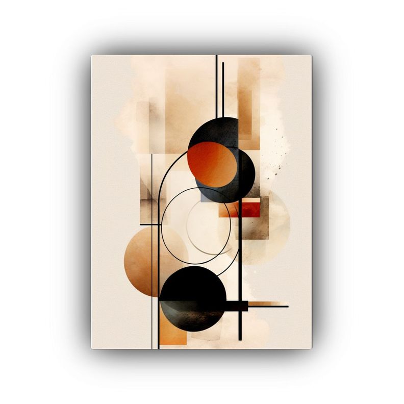 Cuadro Decorativo Lienzo Tela Sublimada Abstracto 40x60cm-0