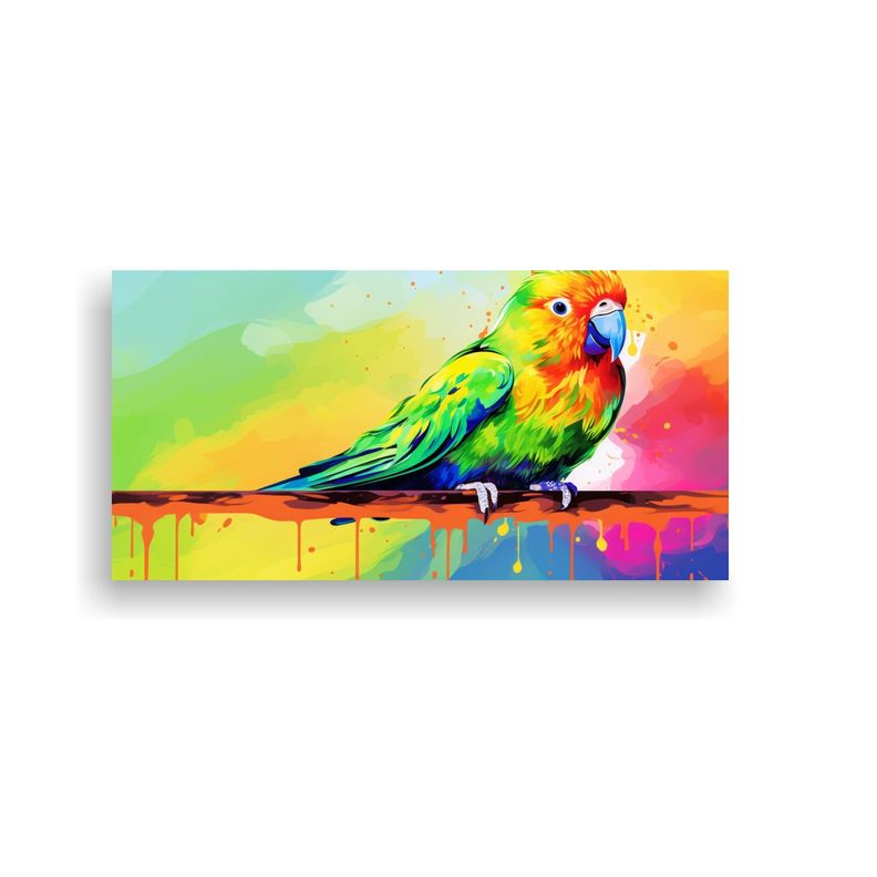 Cuadro Tonos Equilibrio Visual Canarios En Arcoír 40x20cm-0