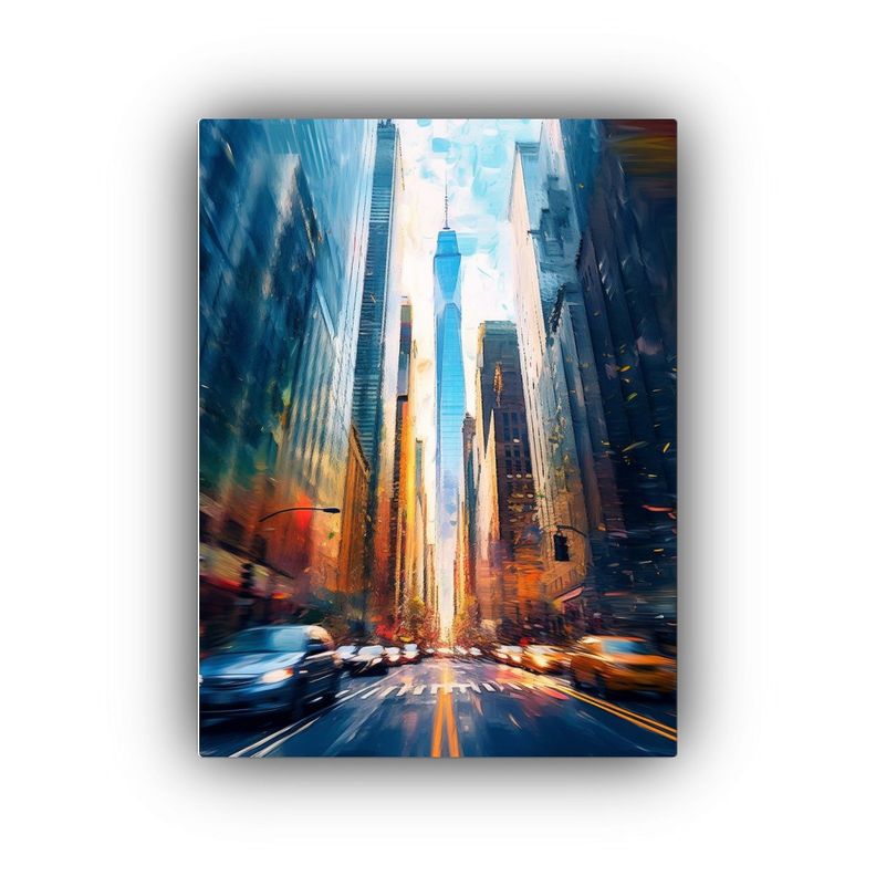 Pinturas Elegantes Y Cálidas En Color, Una Fusión De Arte  20x30cm-0