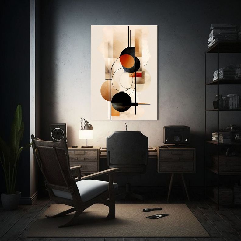 Cuadro Decorativo Lienzo Tela Sublimada Abstracto 80x120cm-2