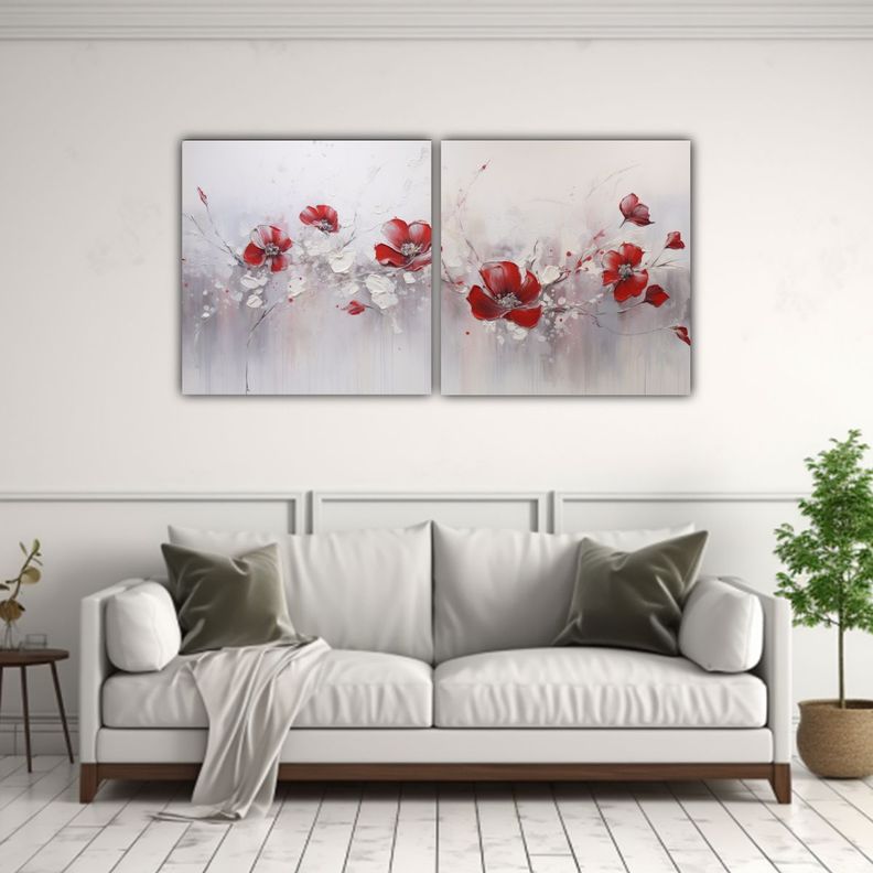 Pintura Acrílica Sin Costuras De Belleza Natural 40x20 Cm-2