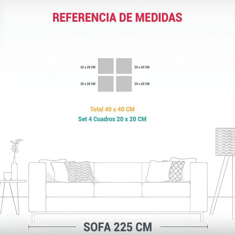 Cuadro Minimalista Pintura Al óleo Ciudad 40x40 Cm-1