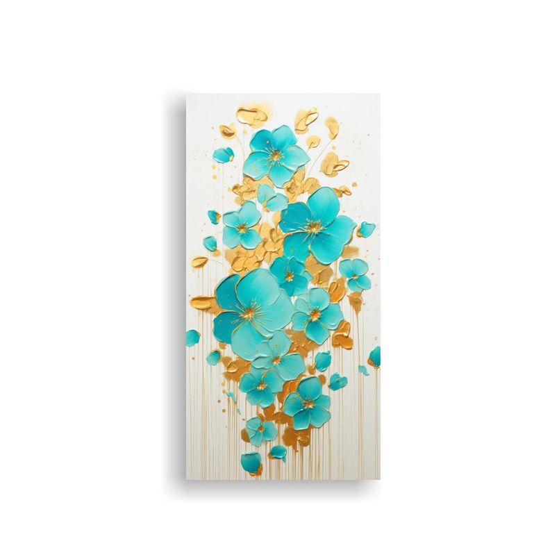 Pintura Acrílica Sin Costuras Sobre Blanco 30x60cm-0