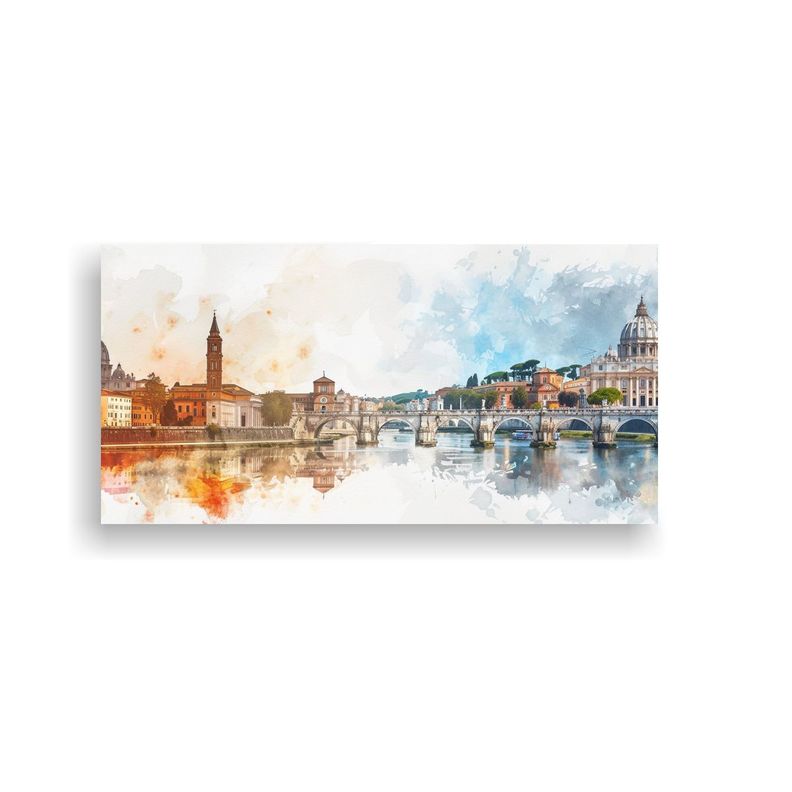 Cuadro Dibujo Inspiración: 2 Ciudades Mezcladas 40x20cm-0