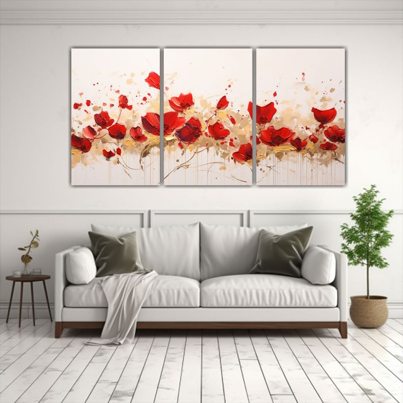 Pintura Acrílica Sin Costuras En Blanco Arte 90x45 Cm-2
