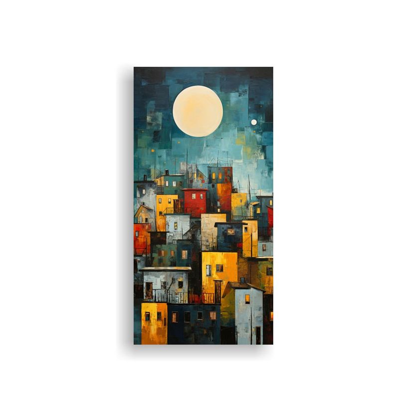 Transición Paisajística: Pinturas Acrílicas 60x120cm-0