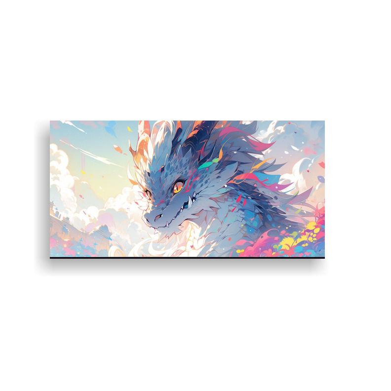 Pinturas Decorativas De Dragón En Colores Arcoír 40x20cm-0