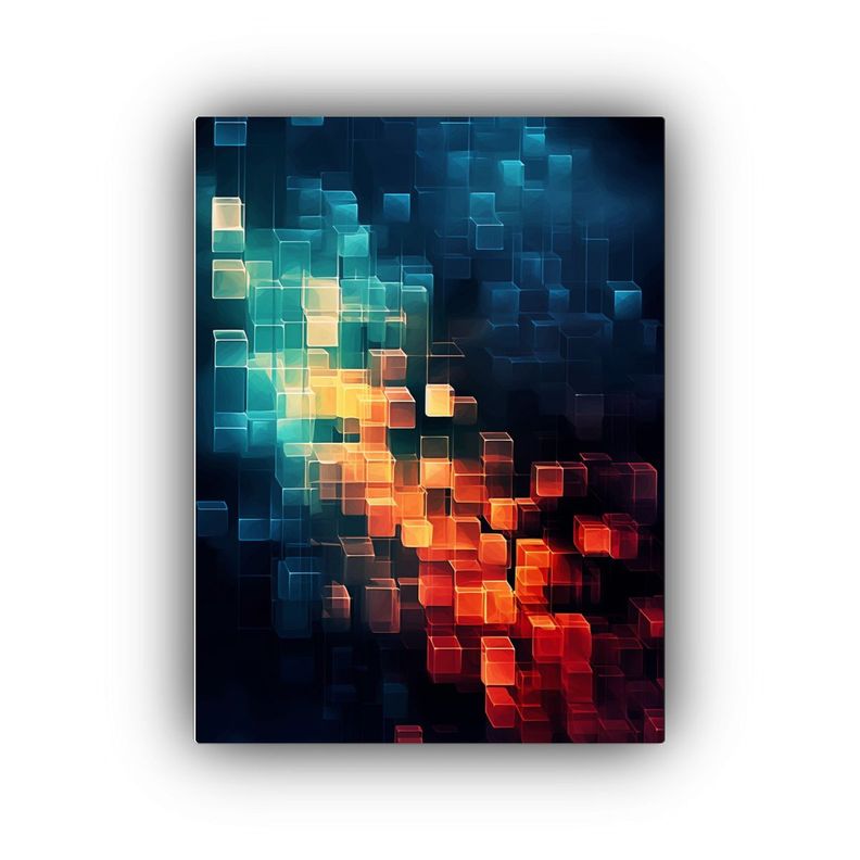 Cuadro Abstracto Winkelnkemper: Esquema 40x60cm-0
