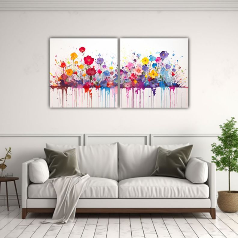 Pintura Mural Acrílica Sin Costuras En Blanco 60x30 Cm-2