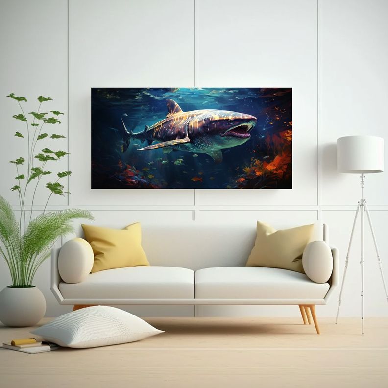 Cuadro Acrílico Estilo Pintura Al Estilo Óleo 100x50cm-2