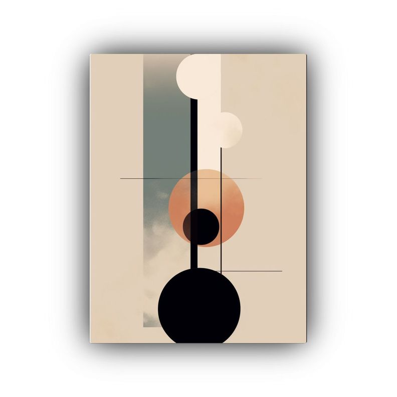 Cuadro Decorativo De Lienzo Con Figuras 20x30cm