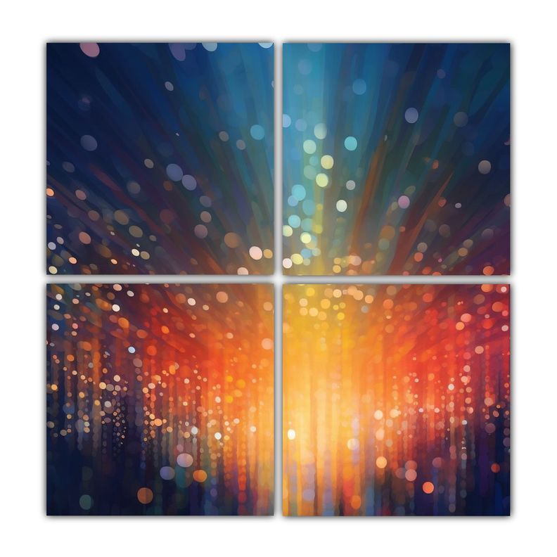 Cuadro Decorativo Abstracto Mágico Con Luces 180x180 Cm-0