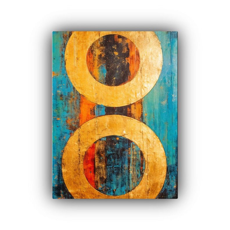 Cuadro Creativa Interiores Pintura Al óleo 30x45cm-0