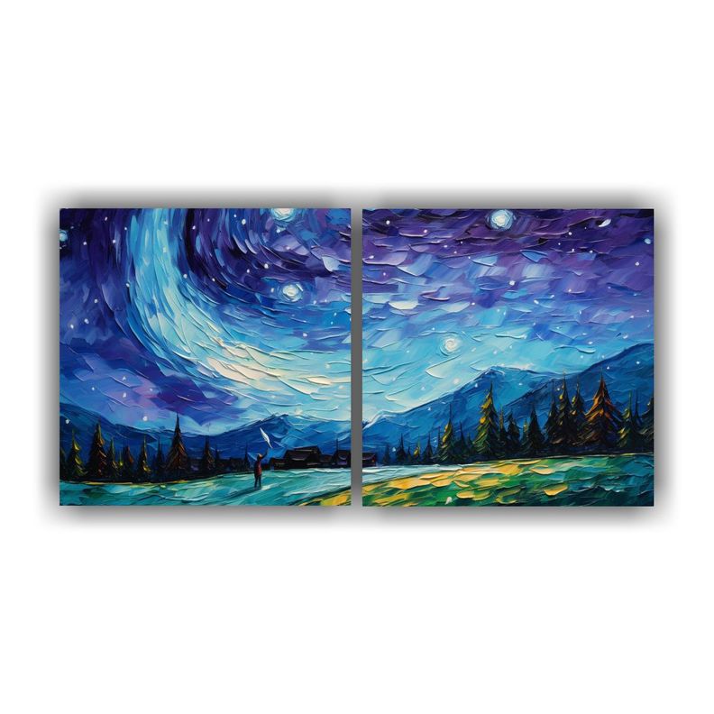 Cuadros Temáticos De Dos Tonos Con Un Hombre 160x80 Cm-0