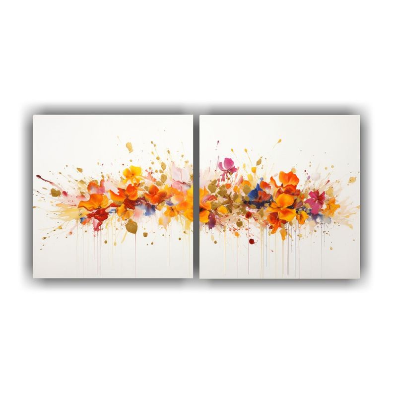 Dibujo Enigmático Pintura Acrílica Sin Costuras 100x50 Cm-0