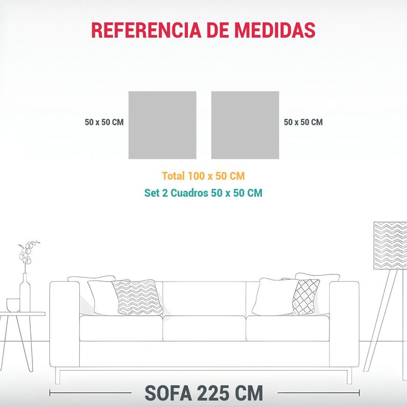 Dibujo Enigmático Pintura Acrílica Sin Costuras 100x50 Cm-1