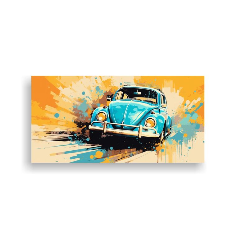 Cuadro Decorativo Moderno Con Escarabajos En 160x80cm-0