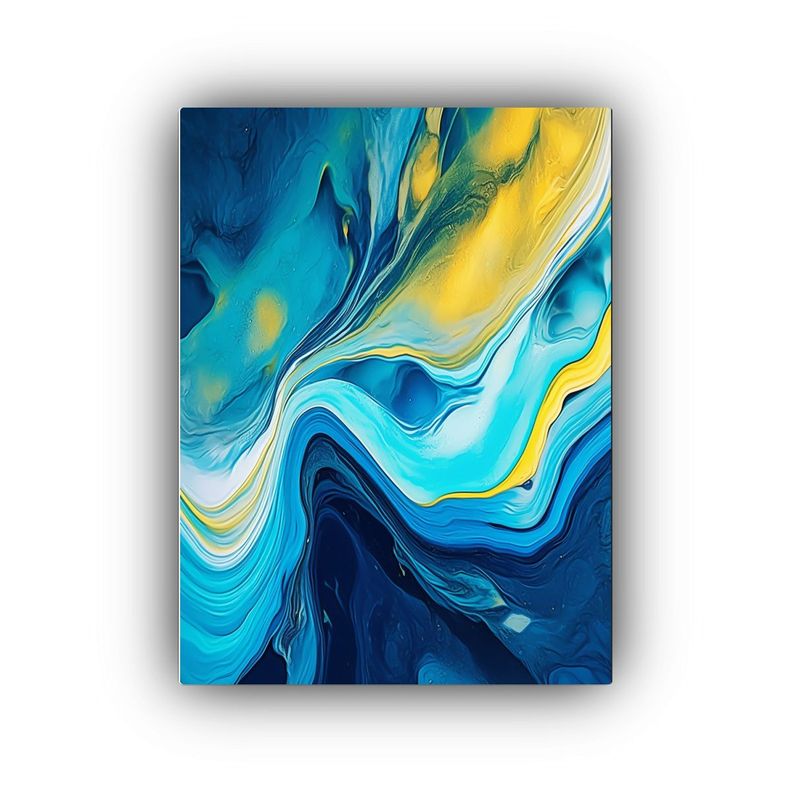 Pintura Acrílica Fluida Para Comedor Con Textura 20x30cm-0