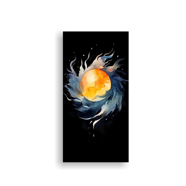 Lienzo Surrealista Vintage Despertar De Almas, 40x80cm-0