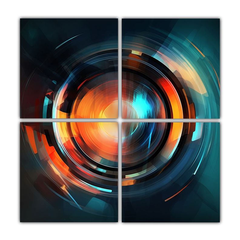 Cuadros Modernos Abstractos Para Decoracion Del 60x60 Cm