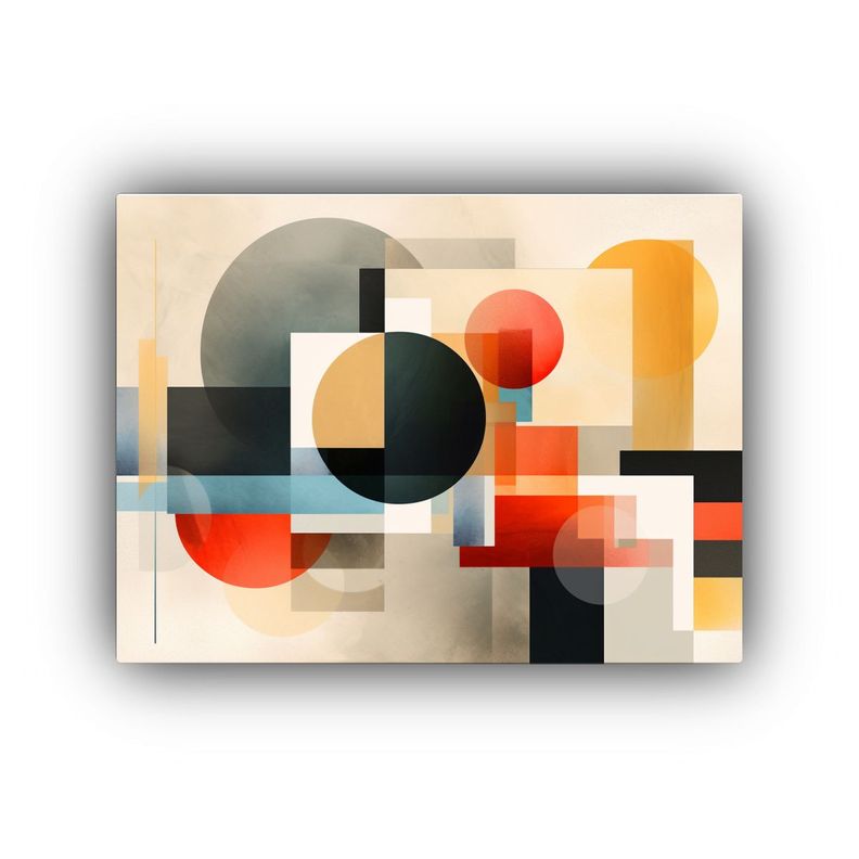 Cuadro Abstracto En Bastidor: Embrace La 90x60cm-0